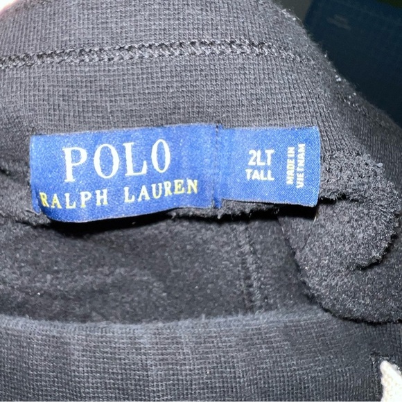 Polo Ralph Lauren Black Sweatpants with Red Logo size 2LT - Picture 8 of 11